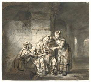 Lot und seine Töchter (Genesis 19:33)
