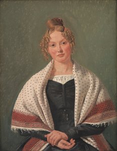 Porträt von Hanne Wanscher, geb. Wegener von Constantin Hansen