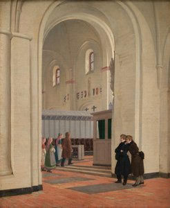 Das Innere der St. Bendt Kirche in Ringsted