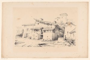 Häuser und Turm (Die Landschaft)