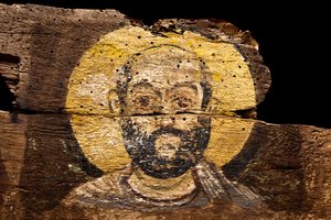 Porträt eines koptischen Mönchs