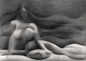 Abstrakte weibliche Form