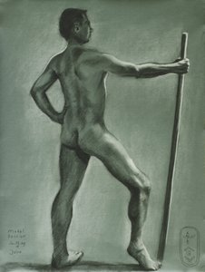 Klassische männliche Figurenstudie