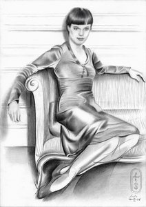 Elegante Frau posiert