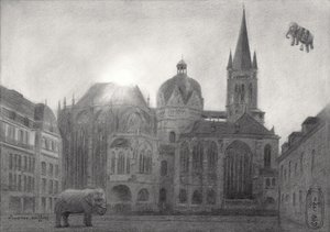 Fliegender Elefant Kathedrale von Corné Akkers