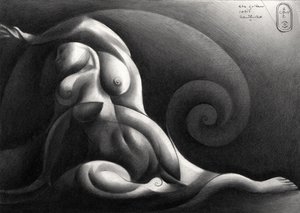 Goldene Spiralfigur