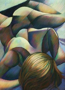 Serene Abstrakte Figur