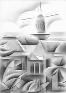 Beschattete urbane Geometrie