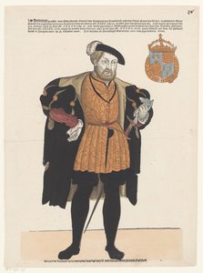 Porträt von Heinrich VIII. von England von Cornelis Anthonisz. (manner of)