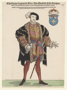 Porträt von Karl von Orléans von Cornelis Anthonisz. (manner of)