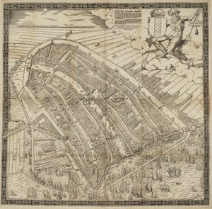 Die berühmte Handelsstadt Amsterdam