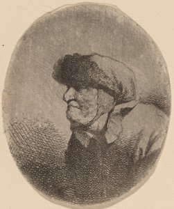 Büste einer alten Frau