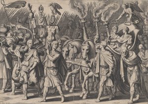 Triumphzug nach dem Sieg über die Türken, aus den Triumphen von Karl V