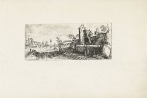 Werft bei Ebbe Landschaften (Serientitel) von Cornelis Claesz van Wieringen (possibly)