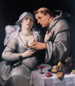 Ein Mönch und eine Nonne, 1591