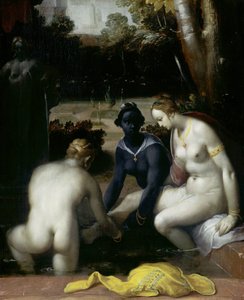 Bathseba bei ihrer Toilette