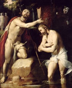 Die Taufe Christi von Cornelis Cornelisz van Haarlem