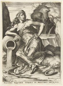 Naiade von Cornelis Cort
