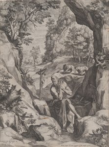 Der reuige Heilige Hieronymus in der Wüste, 1573