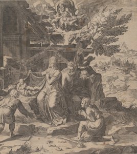 Die Anbetung der Hirten, 1569