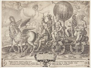 Der Triumph der Welt von Cornelis Cort
