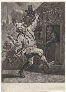Der Hühneraugenentferner, ca. 1700 von Cornelis Dusart