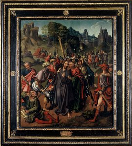 Die Gefangennahme Christi, frühes 16. Jahrhundert von Cornelis Engebrechtsz