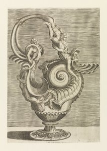 Kanne mit Griff von Cornelis Floris Ii