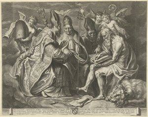 Die vier Kirchenväter von Cornelis Galle (I)
