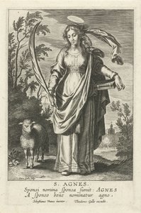 Heilige Agnes von Cornelis Galle (I)