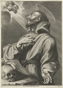 Hl. Franziskus von Assisi von Cornelis Galle (I)