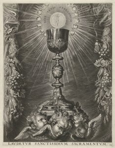 Kelch mit Hostie von Cornelis Galle (I)