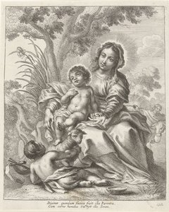 Heilige Familie mit Johannes dem Täufer als Kind
