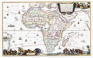 Karte von Afrika