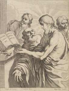 Christus übergibt Petrus die Schlüssel