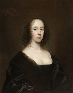 Porträt von Elizabeth Holte geb. King von Cornelis Janssens van Ceulen