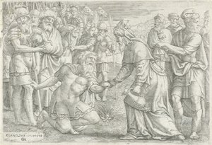 Abrahams Begegnung mit Melchisedek von Cornelis Massijs