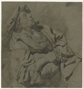 Junge in einem Barett, zurückgelehnt von Cornelis Pietersz. Bega