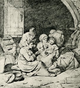 Niederländische Bauernfamilie von Cornelis Pietersz Bega