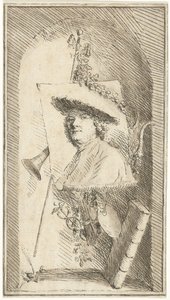 Selbstporträt von Cornelis Ploos van Amstel