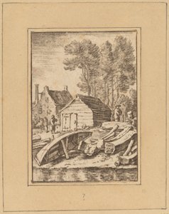 Werft von Cornelis Ploos van Amstel after Herman Saftleven