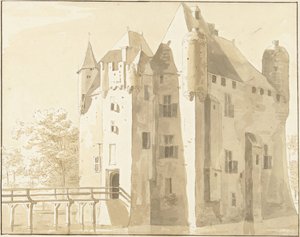 Schloss Frissestein in Herwijnen, Rückseite