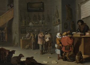 Streit um eine Kuh kostet mindestens eine weitere (Wer klagt für eine Kuh?) von Cornelis Saftleven