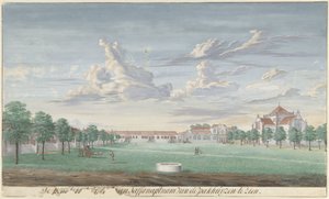 Der Innenhof der Festung Jaffnapatnam auf Ceylon von Cornelis Steiger