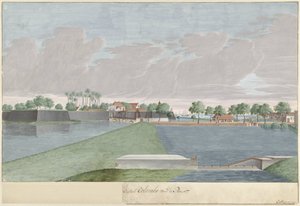 Ansicht von Colombo vom Übergang De Beer von Cornelis Steiger