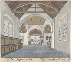 Innenraum der Kirche im Fort Jaffnapatnam in Jaffna auf Ceylon
