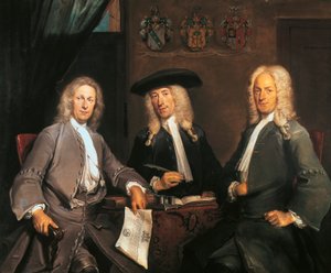 Drei Gouverneure der Chirurgengilde in Amsterdam
