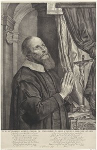 Porträt von Joannes van der Meer von Cornelis Visscher (II)