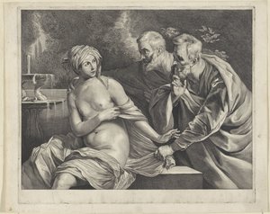 Susanna und die Ältesten von Cornelis Visscher (II)