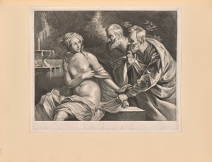 Susanna und die Ältesten, aus Kabinett Reynst von Cornelis Visscher